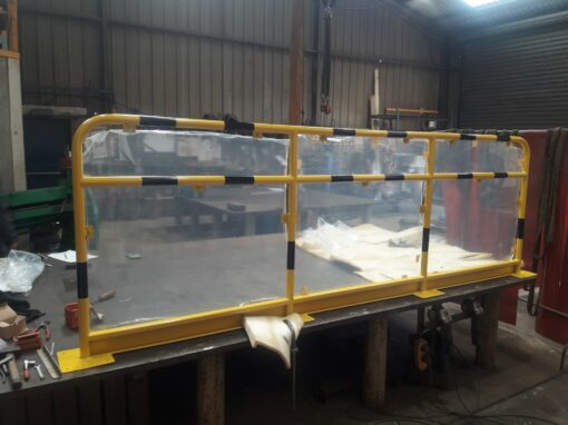 garde corps en métal thermolaqué pour usine garde corps usine