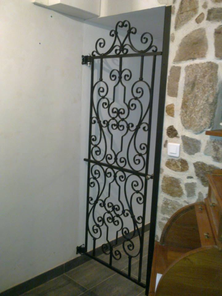 porte en fer forgé